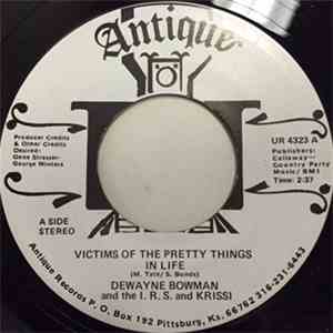 Dewayne (D.W.) Bowman Featuring The I.R.S.   & Krissi - Victims Of The Pret ...