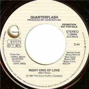 Quarterflash - Right Kind Of Love