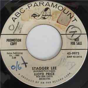Lloyd Price With Don Costa Orchestra - Stagger Lee