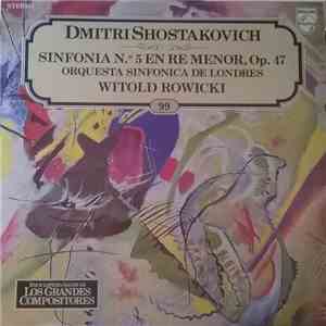 Dmitri Shostakovich, Orquesta Sinfonica De Londres - Witold Rowicki - Sinfo ...