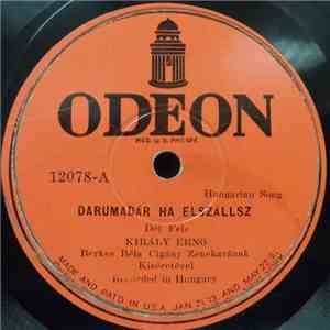 Király Ernő, Berkes Béla Cigány Zenekarának - Darumadár Ha Elszállsz / Ilye ...