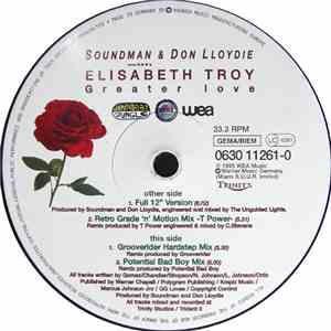 Soundman & Don Lloydie With Elisabeth Troy - Greater Love