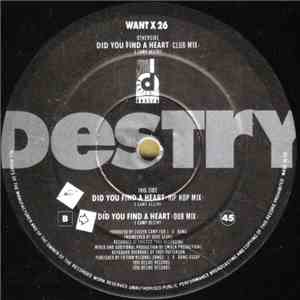 Destry - Did You Find A Heart