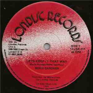 Boris Gardner - Let's Keep It That Way