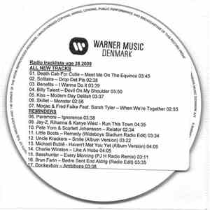 Various - Radio Trackliste Uge 38 2009