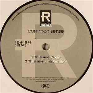 Common Sense - Thisisme / Book of Life