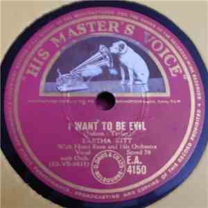 Eartha Kitt - I Want To Be Evil / Annie Doesn't Live Here Anymore