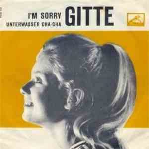 Gitte - I'm Sorry