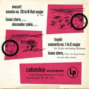 Mozart, Haydn - Isaac Stern, Alexander Zakin - Mozart: Sonata No. 26 In B-f ...