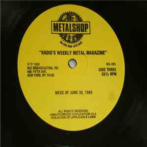 Various - Metalshop - Radio's Weekly Metal Magazine (Week Of June 30, 1989)