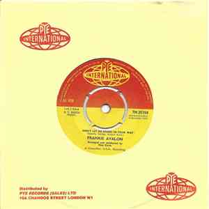 Frankie Avalon - Don't Let Me Stand In Your Way