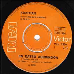 Kristian  - En Katso Aurinkoon