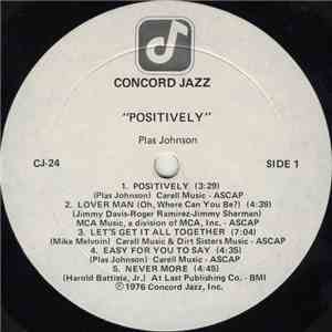 Plas Johnson - Positively