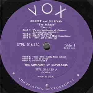 Gilbert And Sullivan - The Mikado (Excerpts)