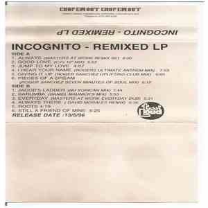 Incognito - Remixed Lp