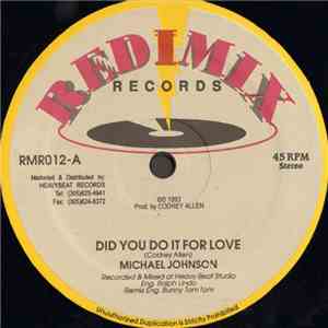 Michael Johnson  / Fleshie Ranks - Did You Do It For Love / If A Love Or Mo ...