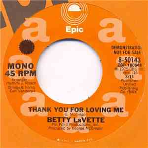 Betty LaVette - Thank You For Loving Me