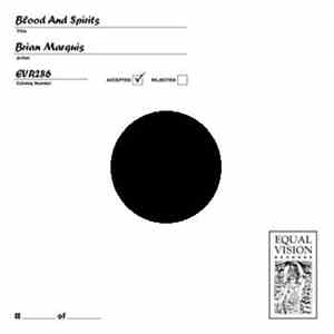 Brian Marquis - Blood & Spirits