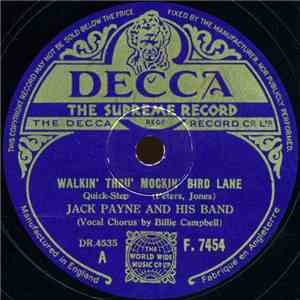 Jack Payne And His Band - Walkin' Thru' Mockin' Bird Lane / Me And The Moke ...