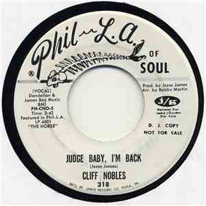 Cliff Nobles & Co. - Horse Fever / Judge Baby, I'm Back