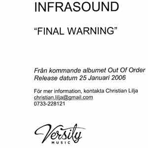 Infrasound  - Final Warning