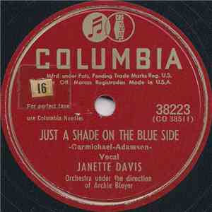 Janette Davis - Just A Shade On The Blue Side / Put The Blame On Mame