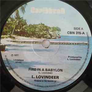 L. Lovindeer - Fire In A Babylon