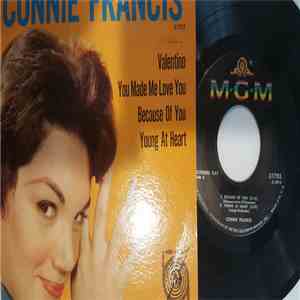 Connie Francis - Valentino; You Made me Love You / Because of You; Young at ...