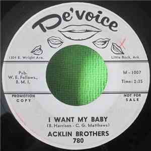 Acklin Brothers - Junior's Angle / I Want My Baby
