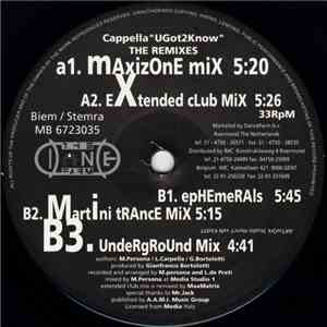 Cappella - U Got 2 Know (Remixes)