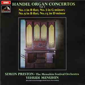 Händel, Simon Preston, Menuhin Festival Orchestra, Yehudi Menuhin, Valda Av ...