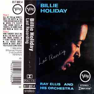 Billie Holiday With Ray Ellis And His Orchestra - Last Recording