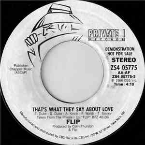 Flip  - That's What They Say About Love