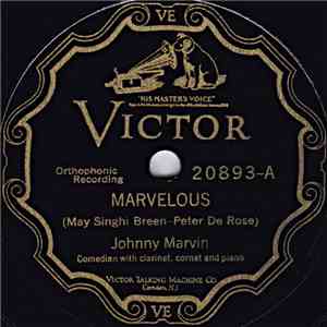 Johnny Marvin - Marvelous / It All Belongs To Me