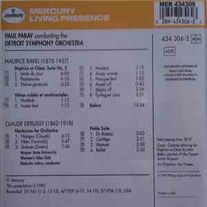 Debussy / Ravel, Paul Paray Conducting The Detroit Symphony Orchestra - Par ...