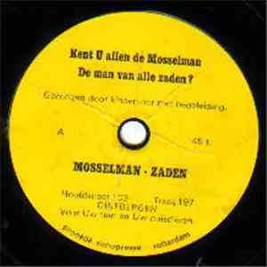 No Artist - Kent U Allen De Mosselman, De Man Van Alle Zaden? / Voor Hond E ...