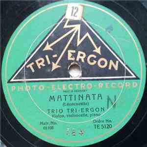 Trio Tri-Ergon - Mattinata / Chant Du Printemps