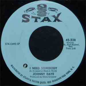 Johnny Daye - What'll I Do For Satisfaction
