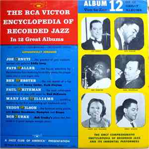 Various - The RCA Victor Encyclopedia Of Recorded Jazz: Album 12 Ven-Z