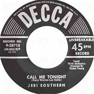 Jeri Southern - I Saw You Again