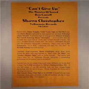 Ron Carroll Presents Shawn Christopher - Can't Give Up