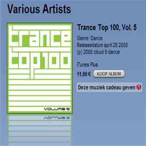 Various - Trance Top 100 Volume 5