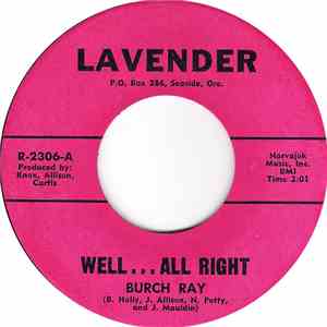 Burch Ray - Well... All Right / Playground
