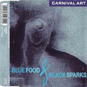 Carnival Art - Blue Food & Black Sparks