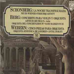 A. Schöenberg / A. Berg / A. Webern ‎– Neues Wiener Streichquartett, Orques ...