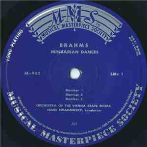 Brahms, Orchestra Of The Vienna State Opera, Hans Swarowsky - Hungarian Dan ...