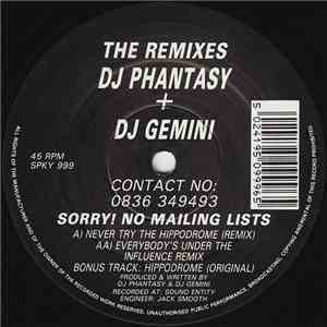 DJ Phantasy + DJ Gemini - The Remixes