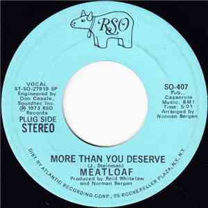 Meatloaf - More Than You Deserve / Presence Of The Lord