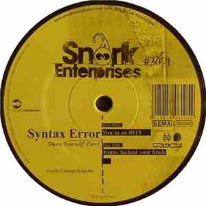 Syntax Error - Share Yourself! Part 1