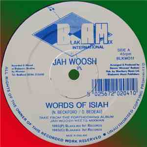 Jah Woosh - Words Of Isiah / Ethiopia Invasion